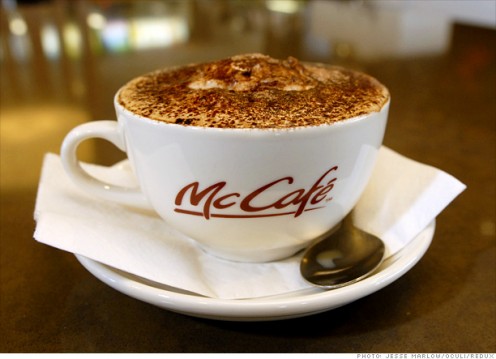 McDonald's joins Starbucks in the race to become a global coffee leader