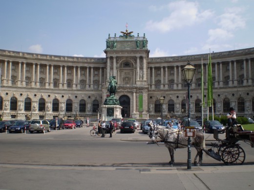 The Hofburg Imperial Palace in Vienna
