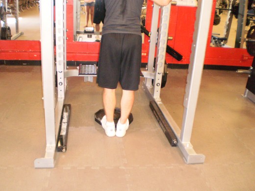 The Calf Raise starting position