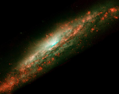 A view of Galaxy NGC 3079.