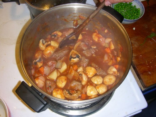 ...and add it to the pot