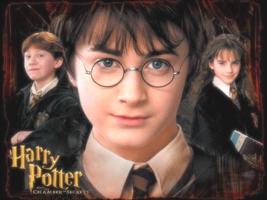 Harry Potter and the Chamber of Secrets movie poster.
