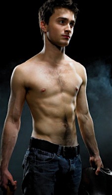 Daniel Radcliffe as Alan Strong in "Equus".