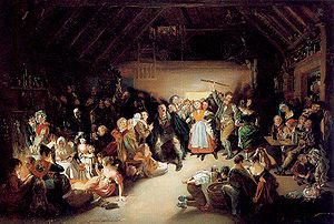 Halloween party in Blarney,Ireland in 1832
