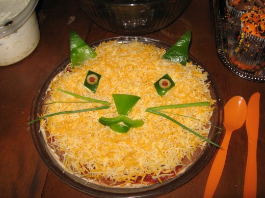 You can make this fun taco dip healthy by using low fat or fat-free ingredients.