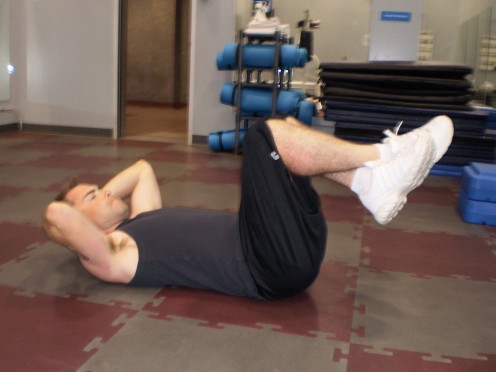 The Reverse Crunch start position