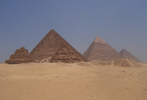 The great Egyptian pyramids