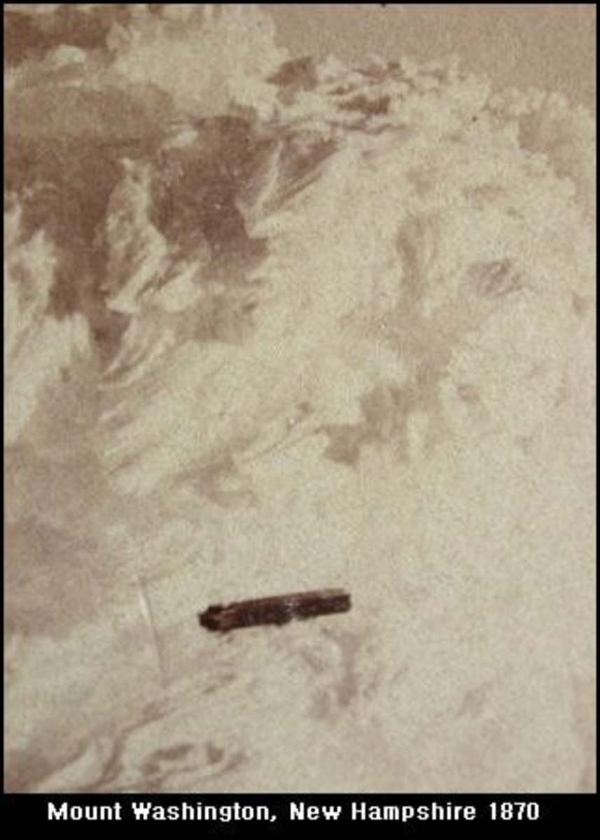 Taken in 1870, this photo is dubbed, "the oldest UFO photograph ever taken." 