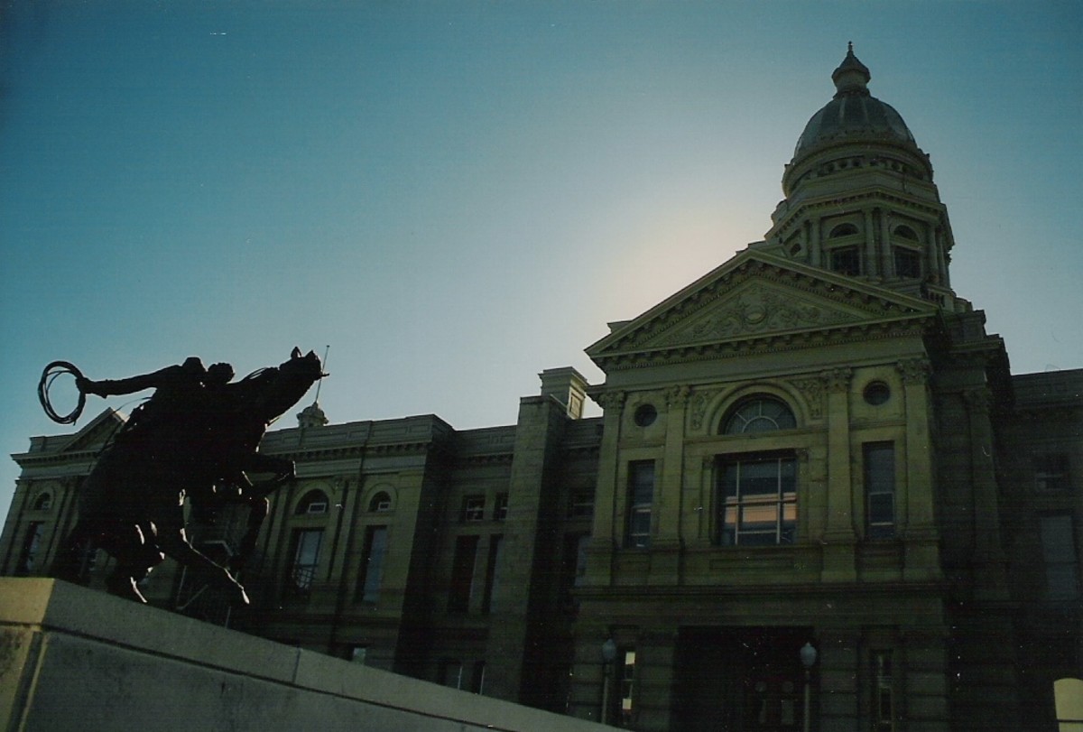 Wyoming's state house in Cheyenne. 