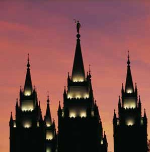 Mormons believe that families can be together forever - when sealed in Holy Houses of the Lord.