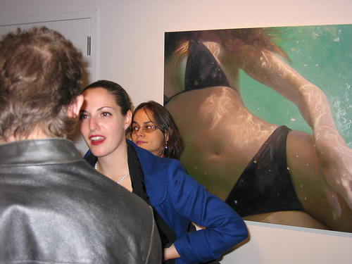 Alyssa Monks in her Exhibition