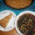 black bean soup and corn bread black bean soup and corn bread