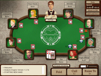 Test Your Poker, a Poker Sim