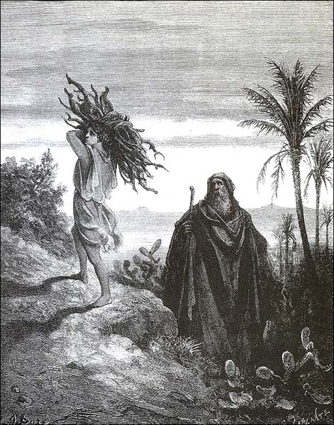 Abraham's sacrifice of Isaac.