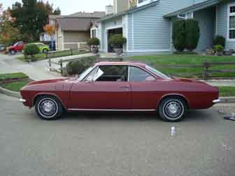 a 1967 Corvair Monza 