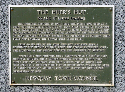 The Huer's Hut, Newquay, a Grade II Listed Building