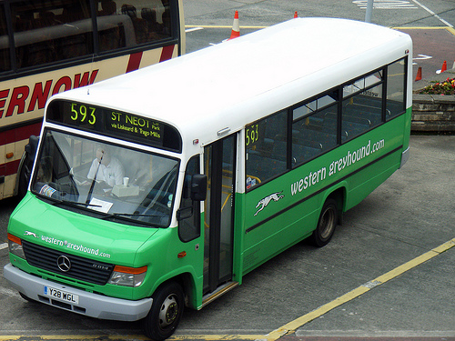 RTTS, Western Greyhound buses provide a regular bus service to the VW Newquay location.