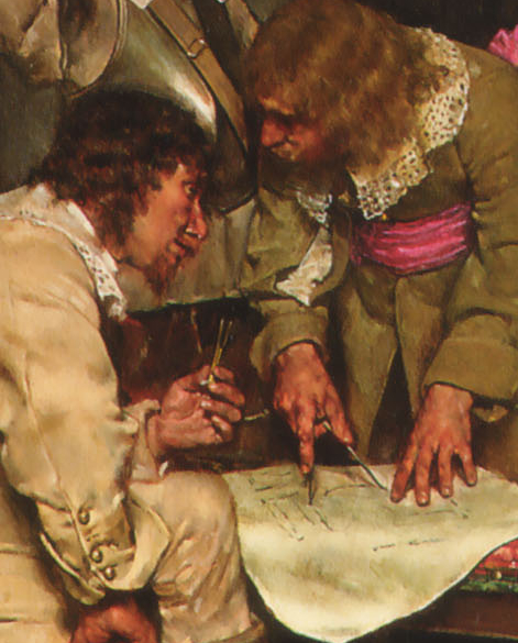 "A Good Plan" by: Jose Villegas y Cordero (1848-1922)