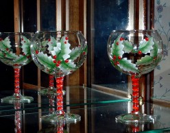 Hand Painted Glassware:  A Labor of Love
