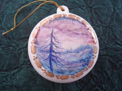 Heirloom Holiday Decorations - Hand Painted Christmas Ornaments