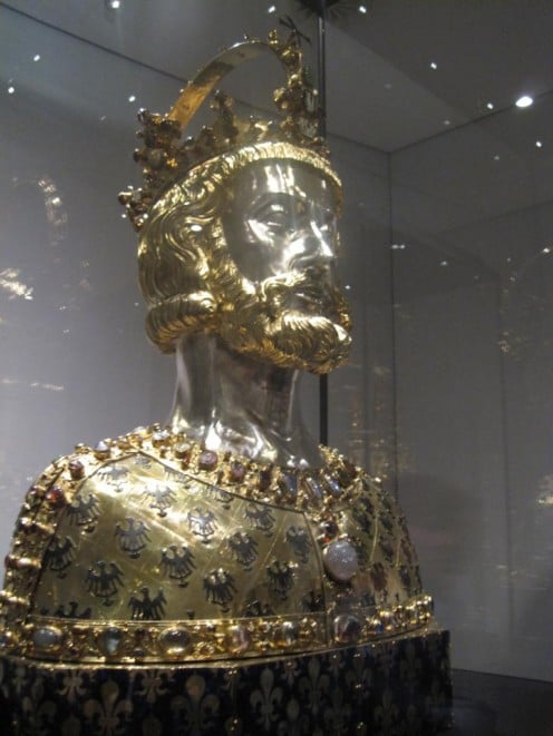 Bust of Charlemagne (Charles the Great), King of the Franks and Emperor of the Holy Roman Empire