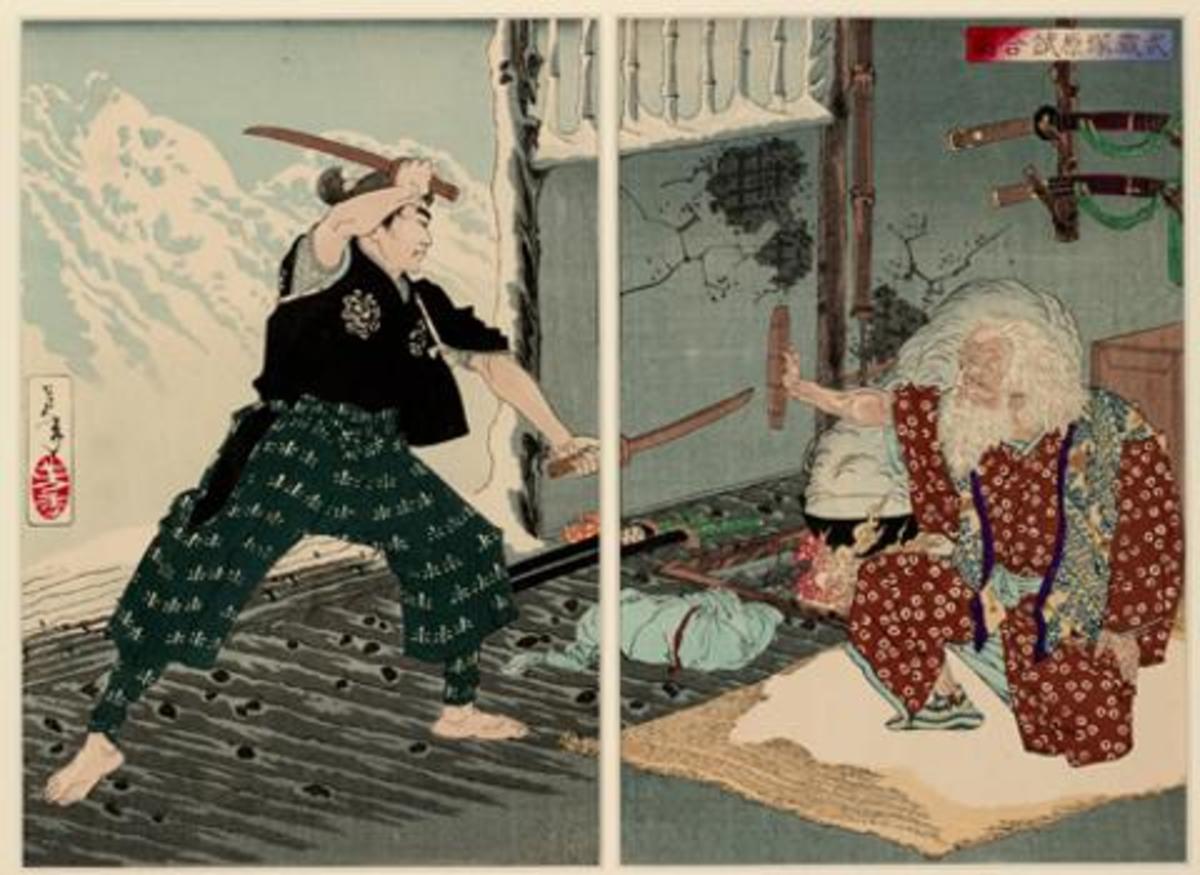 Duel between Miyomoto Musashi and Tsukahara Bokuden