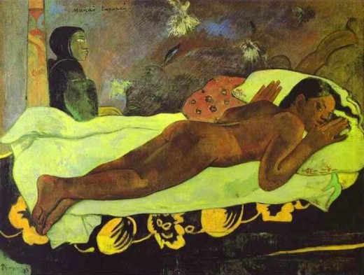 Ghost Art Paul Gauguin: The Spirit of the Dead Keep Watch from Wikimedia.