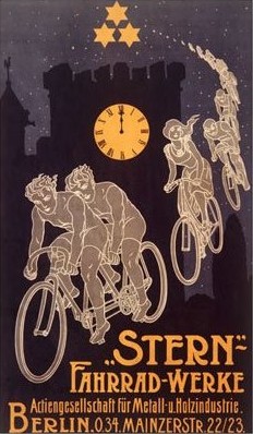 Stern Bicycle Works Ghost Poster from Amazon.com and Art.com