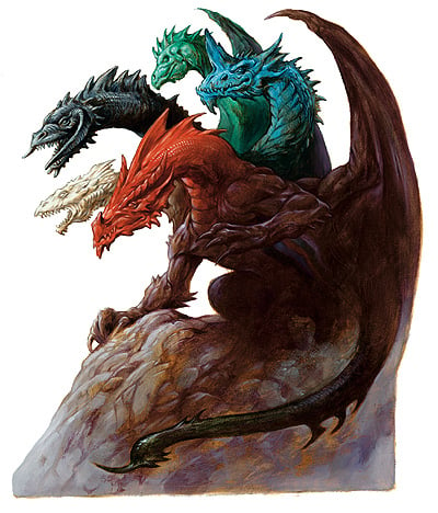 Tiamat, Queen of the chromatic dragons