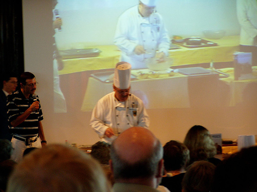 Cooking Show.  Photo by: Jeffrey Beall