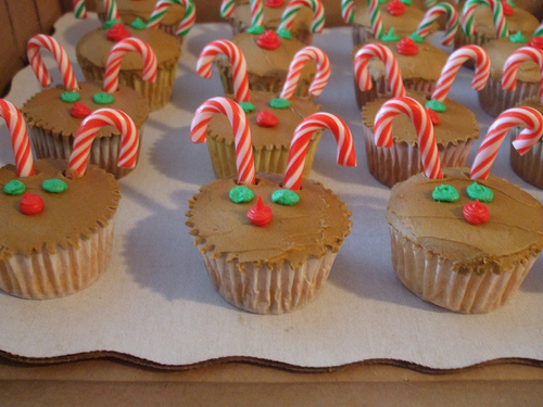 You can use mini Candy Canes for Antlers Photo: CeCe's Cakes