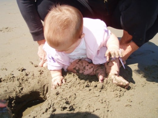 We are miraculously born with ten toes and ten fingers and we actually survive long enough to dig around in the sand.