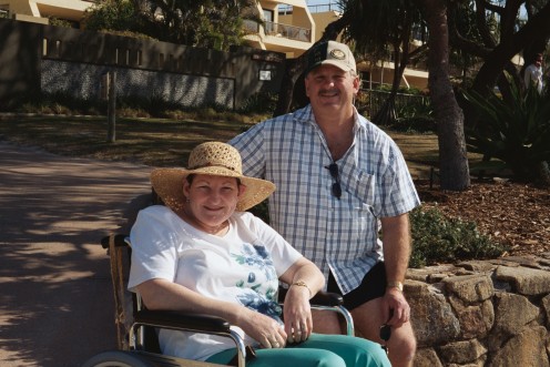 Getting used to being in a Wheelchair with Richard by my side
