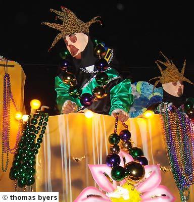 Check Out The Giant Mardi Gras Beads 