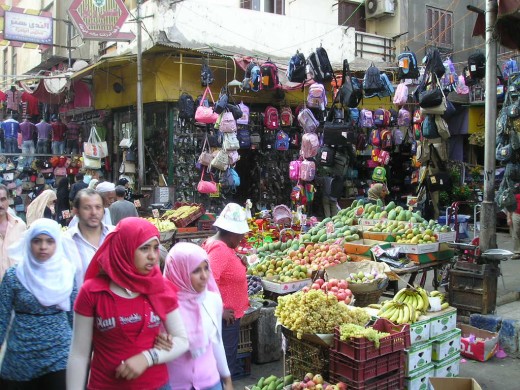 Cairo market.  Photo by Glendon Caballero.