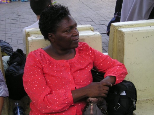 Waiting for the train to Aswan.  Photo by Glendon Caballero.