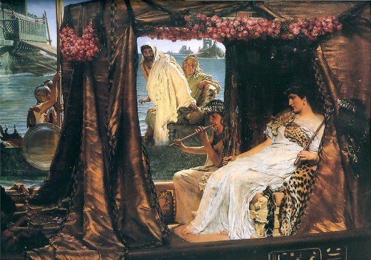 Antony and Cleopatra by Lawrence Alma-Tadema