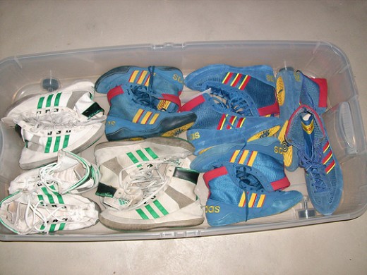rare wrestling shoes