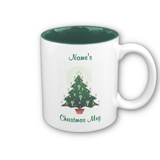 Customizable Christmas Tree Mug