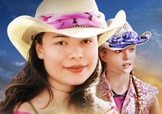 Hannah and CJ in "The Wild Stallion"