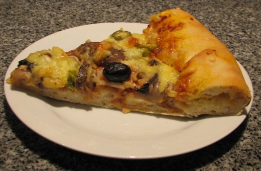 Cheesy Crust Pizza - Image by LeonJane Cheesy Crust Pizza - Image by LeonJane