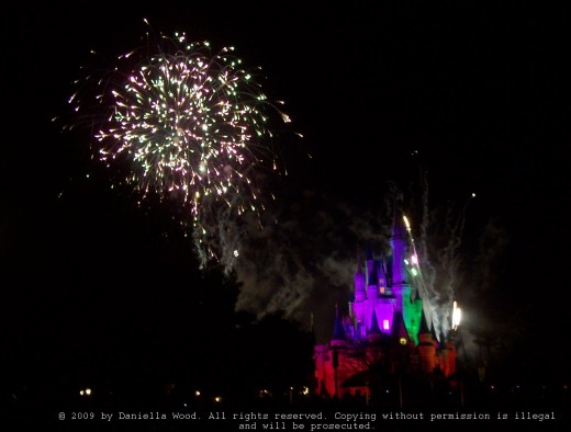 A breathtaking end to a magical day in Walt Disney's Magic Kingdom, Florida