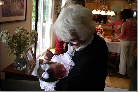 Grandmothers just cannot get enough baby love