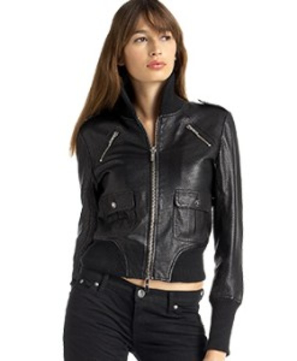 10 Variations on How to Wear the Leather Bomber Jacket | hubpages