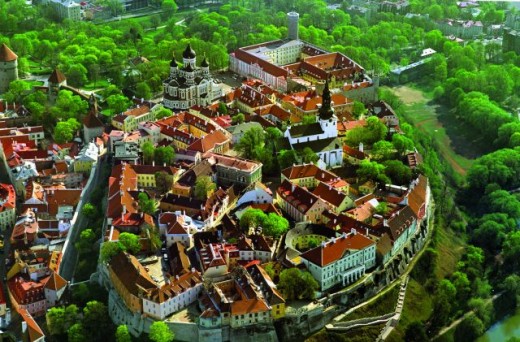 The old town of Tallinn