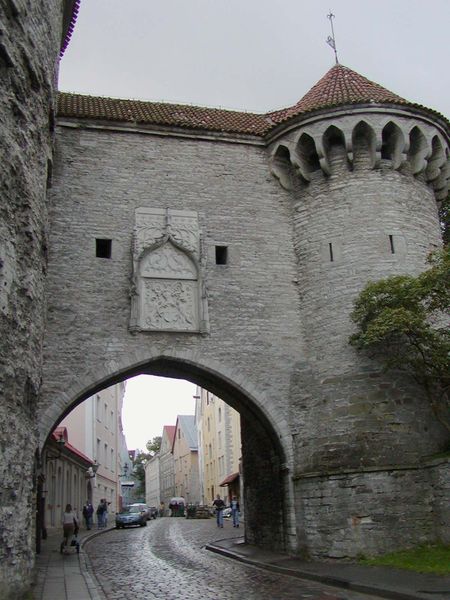 One of the many medieval gates in Tallinn
