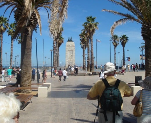 Ever popular Glenelg Beach