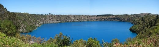 The Blue Lake situated in Mount Gambier South Australia.