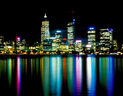 Perth at night