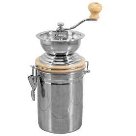 Stainless steel manual coffee grinder